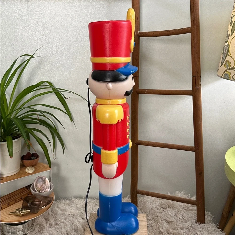 Toy Soldier Christmas Lighted‎ Plastic Outdoor Holiday Decor 24” Tall